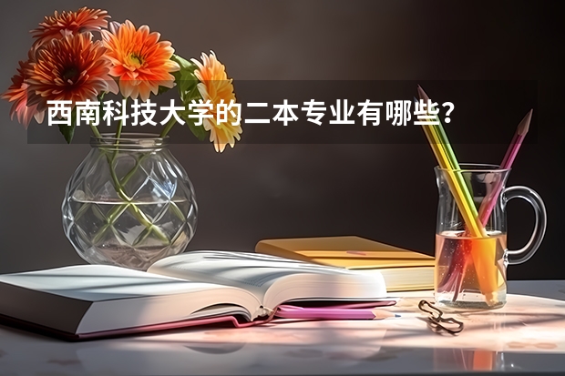 西南科技大学的二本专业有哪些？