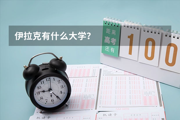 伊拉克有什么大学?