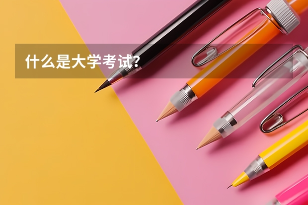 什么是大学考试？