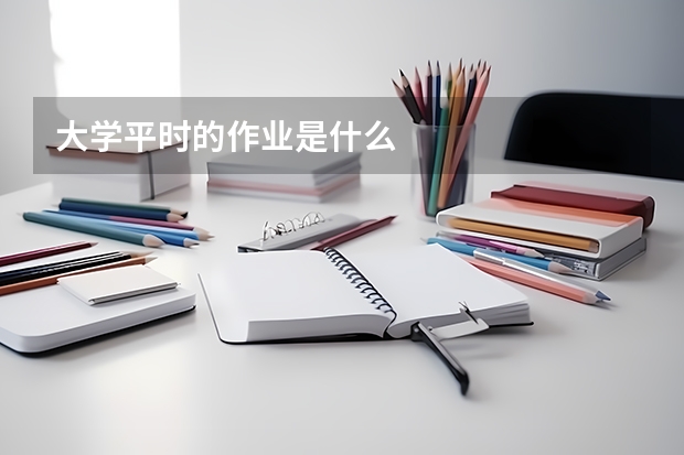 大学平时的作业是什么