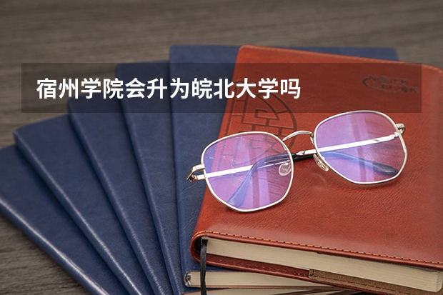 宿州学院会升为皖北大学吗