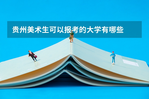 贵州美术生可以报考的大学有哪些
