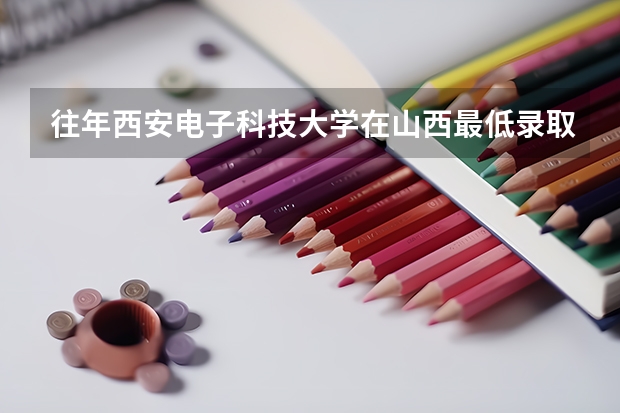 往年西安电子科技大学在山西最低录取分数参考