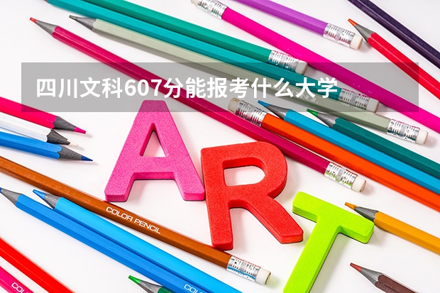 四川文科607分能报考什么大学