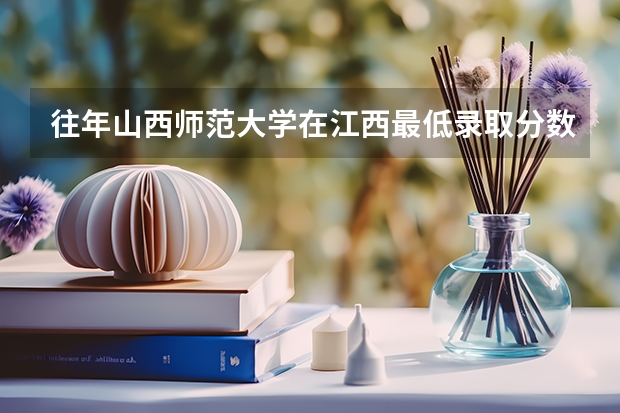 往年山西师范大学在江西最低录取分数参考