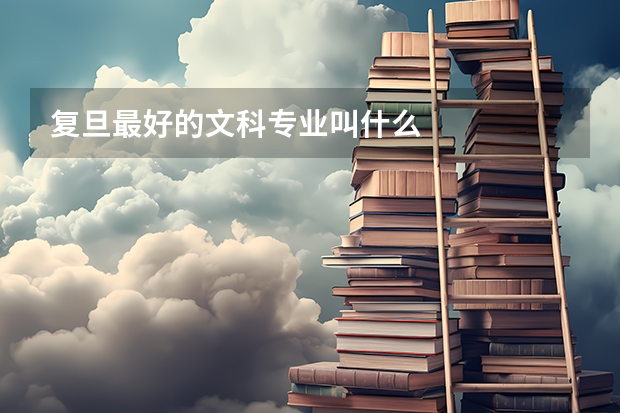 复旦最好的文科专业叫什么