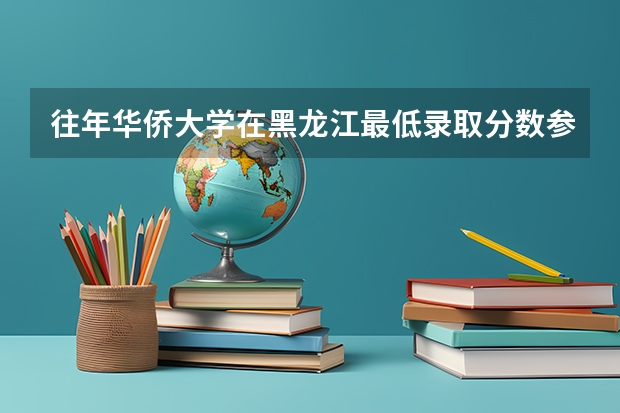 往年华侨大学在黑龙江最低录取分数参考