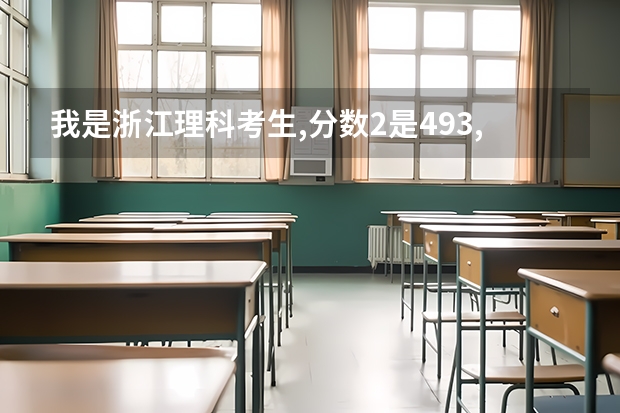我是浙江理科考生,分数2是493,我该怎么填志愿?