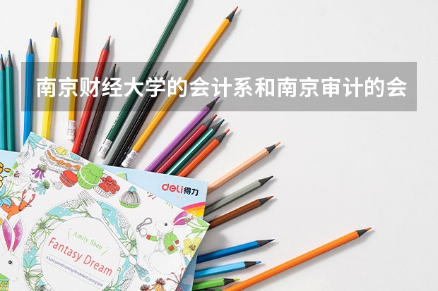 南京财经大学的会计系和南京审计的会计系哪个好