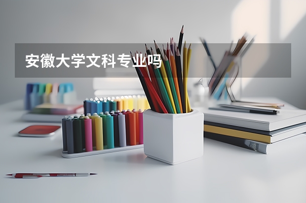 安徽大学文科专业吗