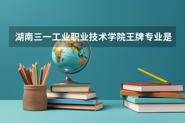 湖南三一工业职业技术学院王牌专业是那些 湖南三一工业职业技术学院就业率怎么样