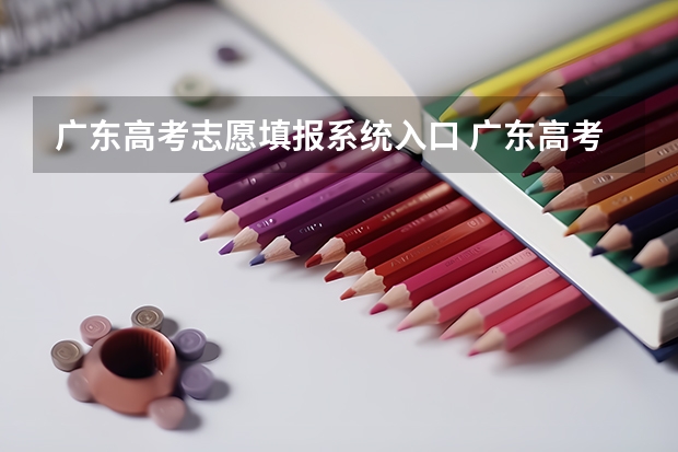 广东高考志愿填报系统入口 广东高考志愿模拟系统,广东高考志愿模拟填报网址