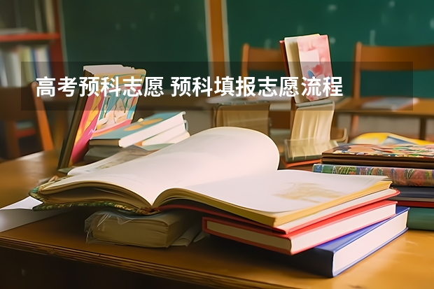 高考预科志愿 预科填报志愿流程