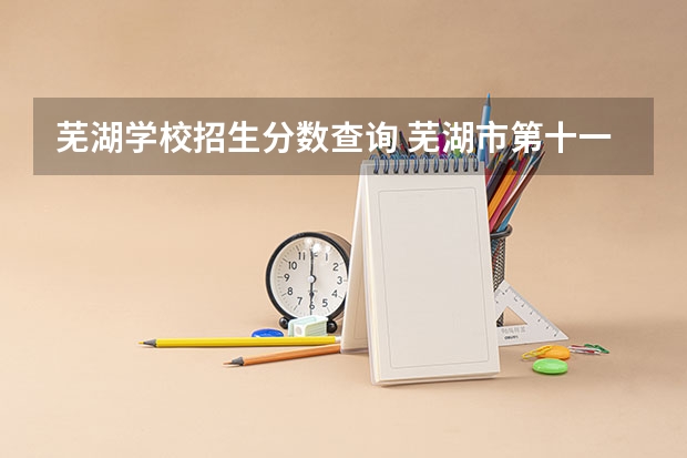 芜湖学校招生分数查询 芜湖市第十一中学分数线