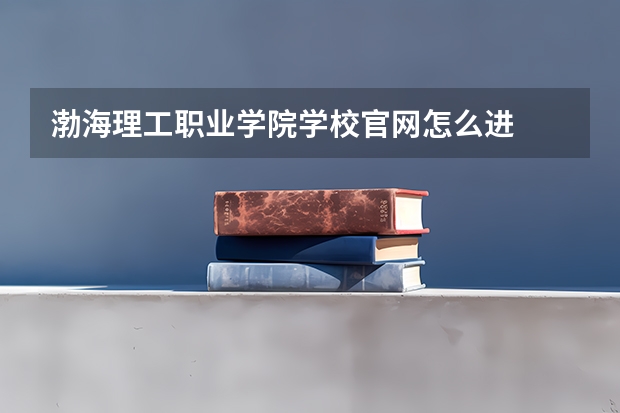 渤海理工职业学院学校官网怎么进