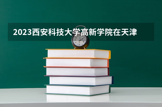 2023西安科技大学高新学院在天津高考专业招了多少人