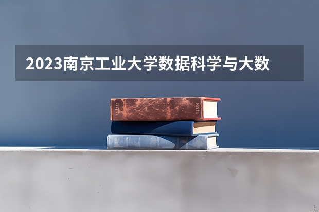 2023南京工业大学数据科学与大数据技术专业录取分数 南京工业大学数据科学与大数据技术专业往年录取分数参考