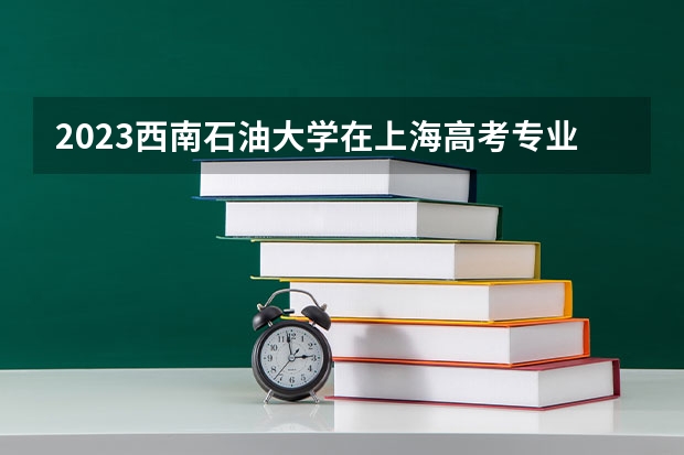 2023西南石油大学在上海高考专业招了多少人