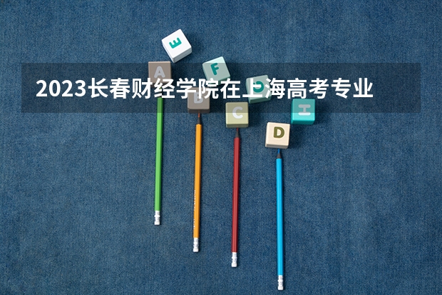 2023长春财经学院在上海高考专业招了多少人